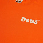 Camiseta Deus Ex Machina Wobbles Mandarin Orange - ECRU