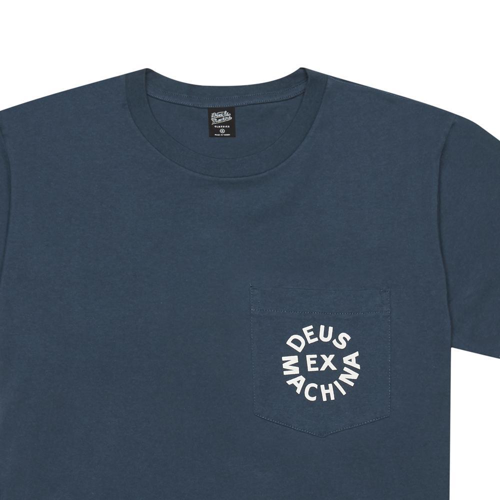 Camiseta Deus Pocket Logo - ECRU