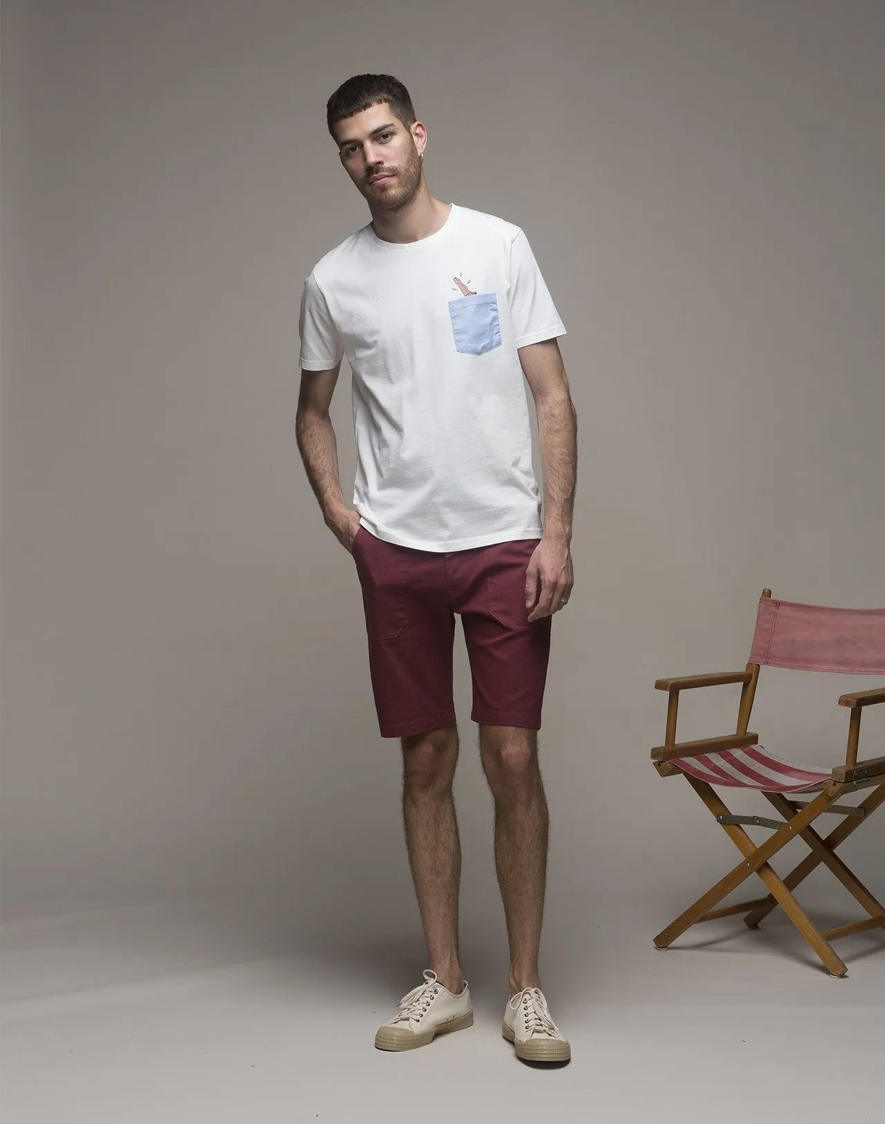 Camiseta Dive - ECRU