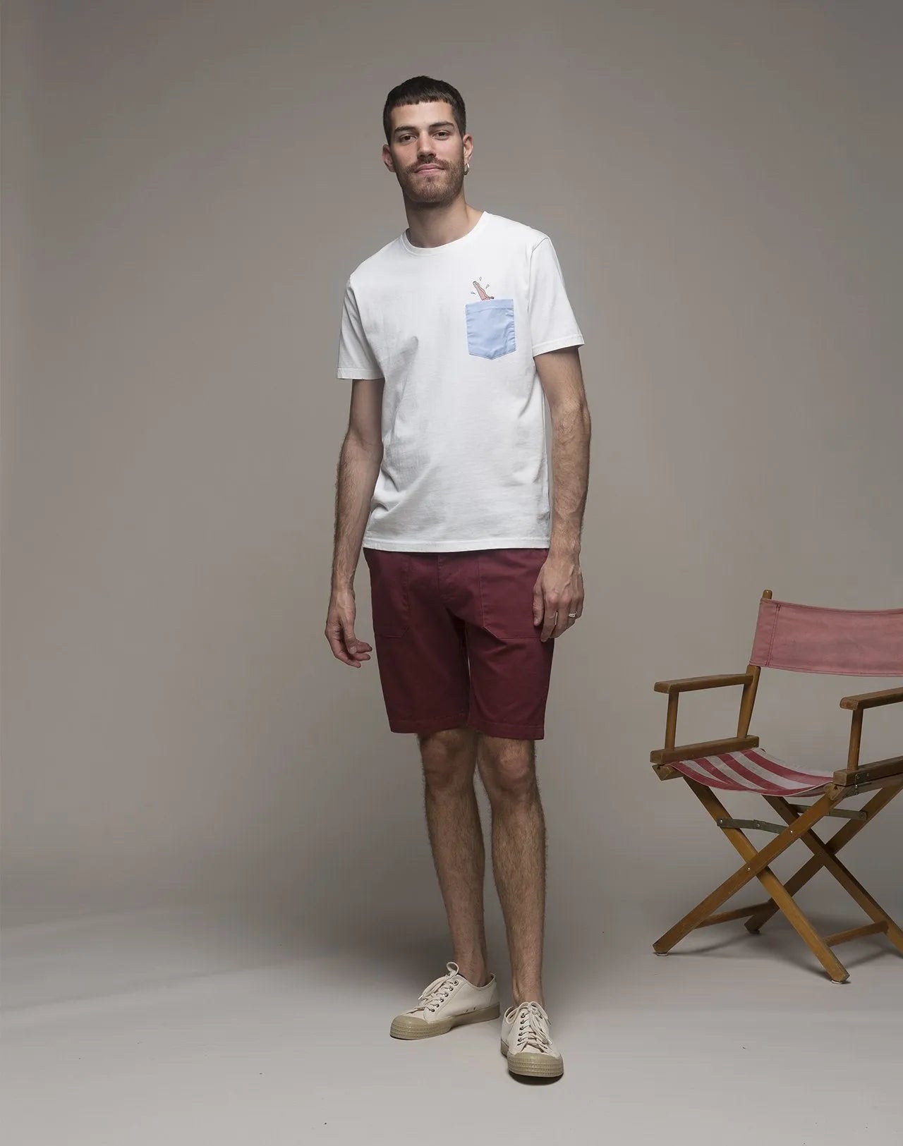 Camiseta Dive - ECRU