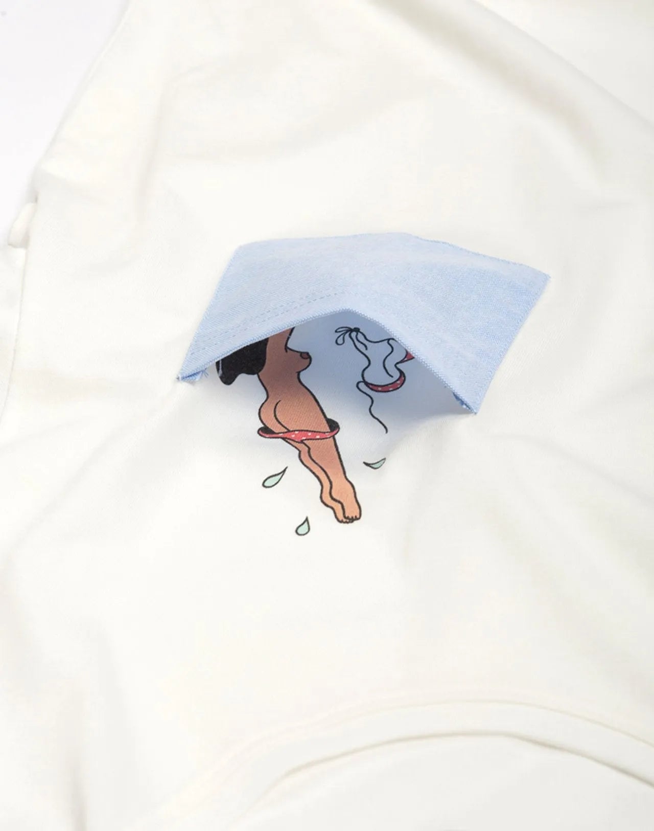 Camiseta Dive - ECRU