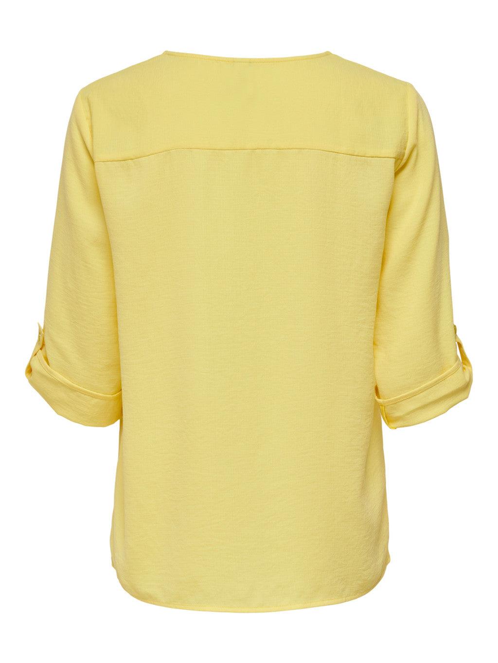 Camiseta Divya Yellow Cream - ECRU