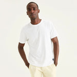 Camiseta Dockers de hombre Slim Fit Icon Lucent White - ECRU