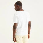 Camiseta Dockers de hombre Slim Fit Icon Lucent White - ECRU