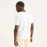 Camiseta Dockers de hombre Slim Fit Icon Lucent White - ECRU