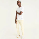 Camiseta Dockers de hombre Slim Fit Icon Lucent White - ECRU