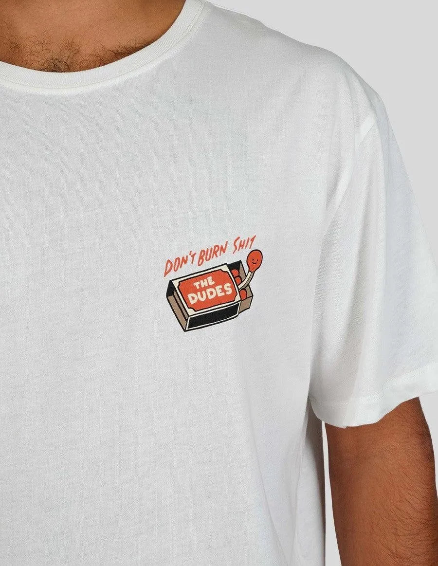 Camiseta Don't Burn Shit - ECRU