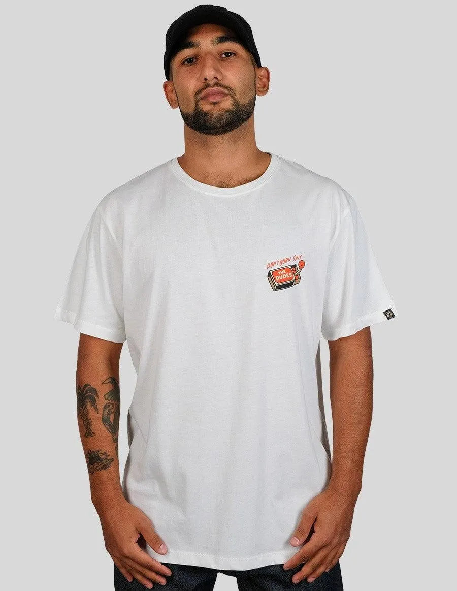 Camiseta Don't Burn Shit - ECRU
