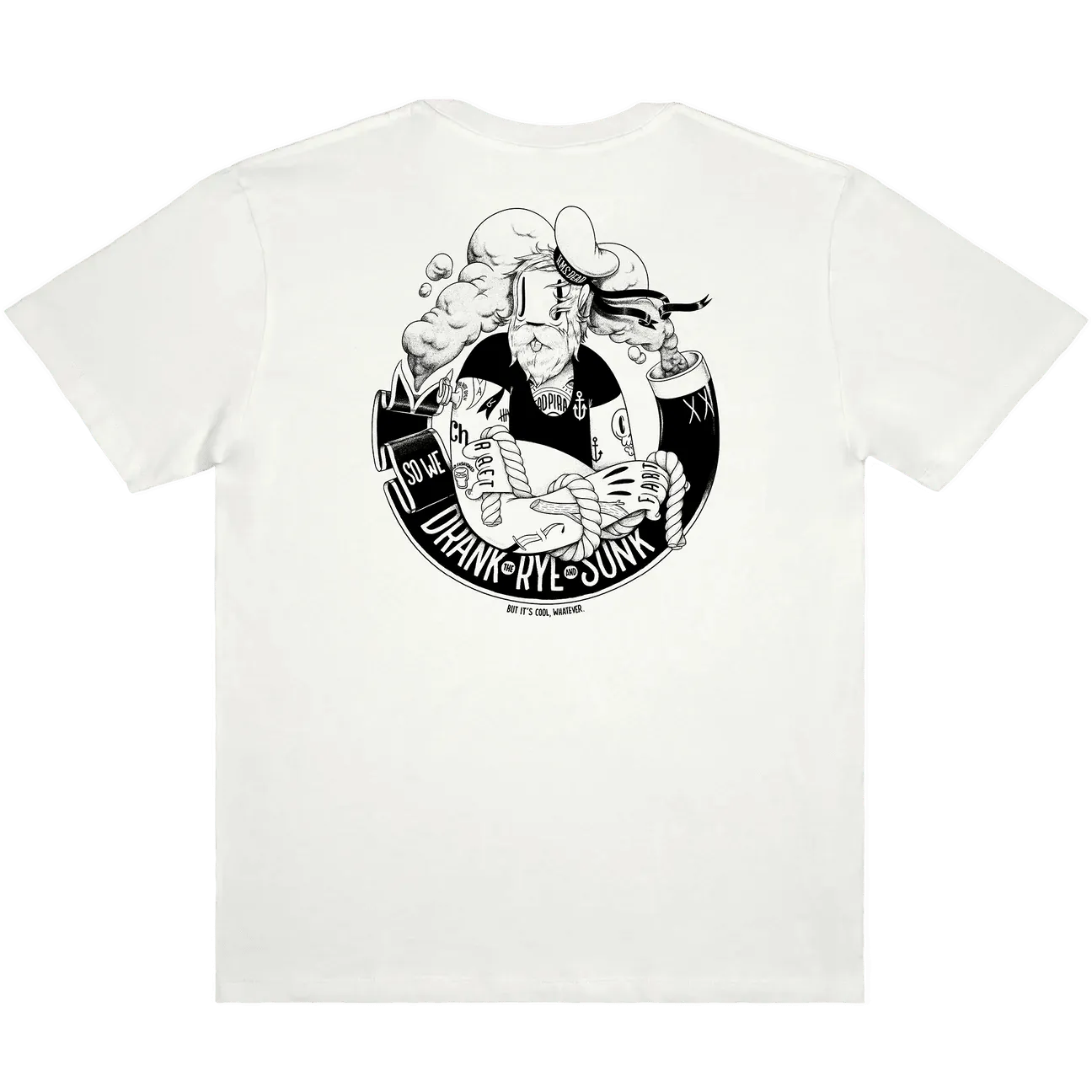 Camiseta Drunk - ECRU