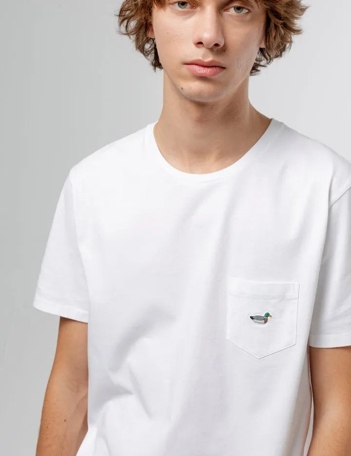Camiseta Duck Patch Blanca - ECRU