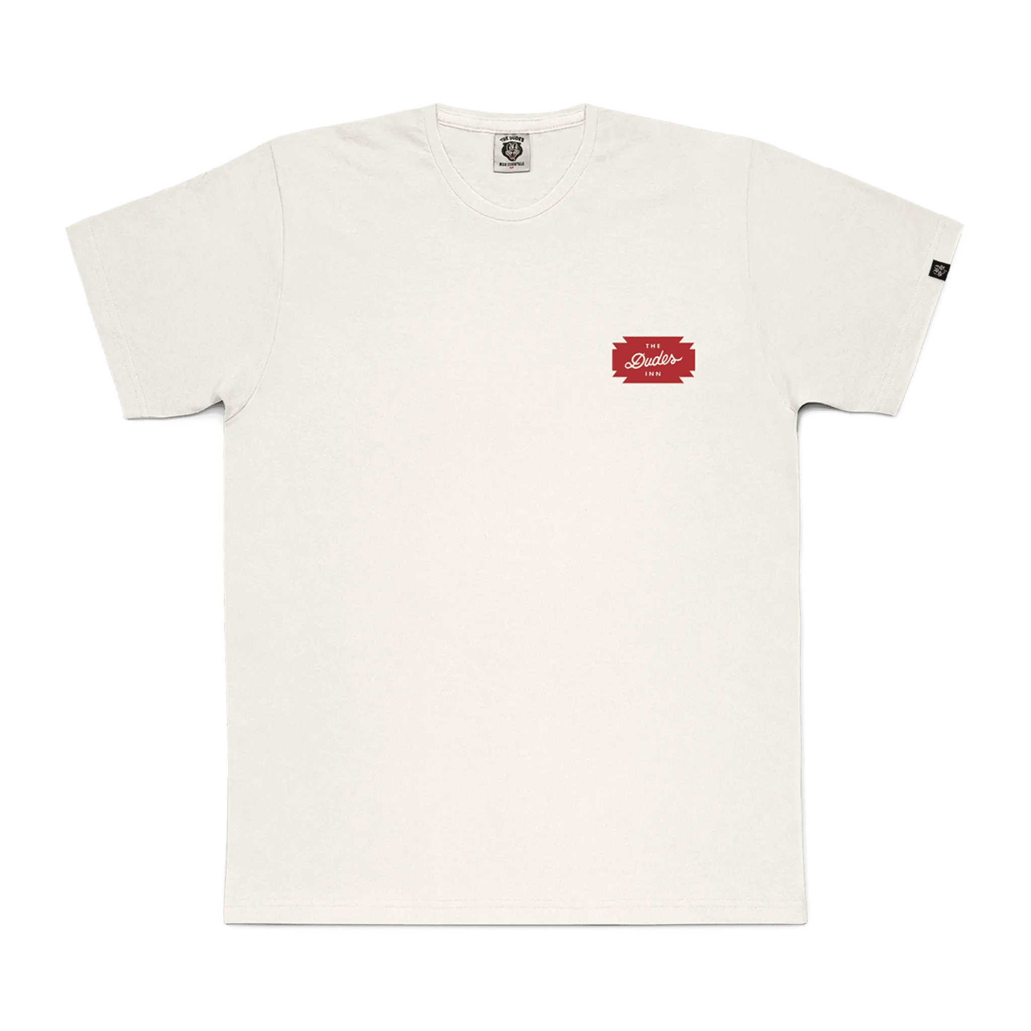 Camiseta Dudes Inn - ECRU