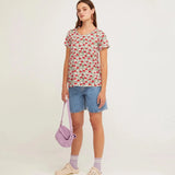 Camiseta Easy Manga Corta Lyst Blanc - ECRU