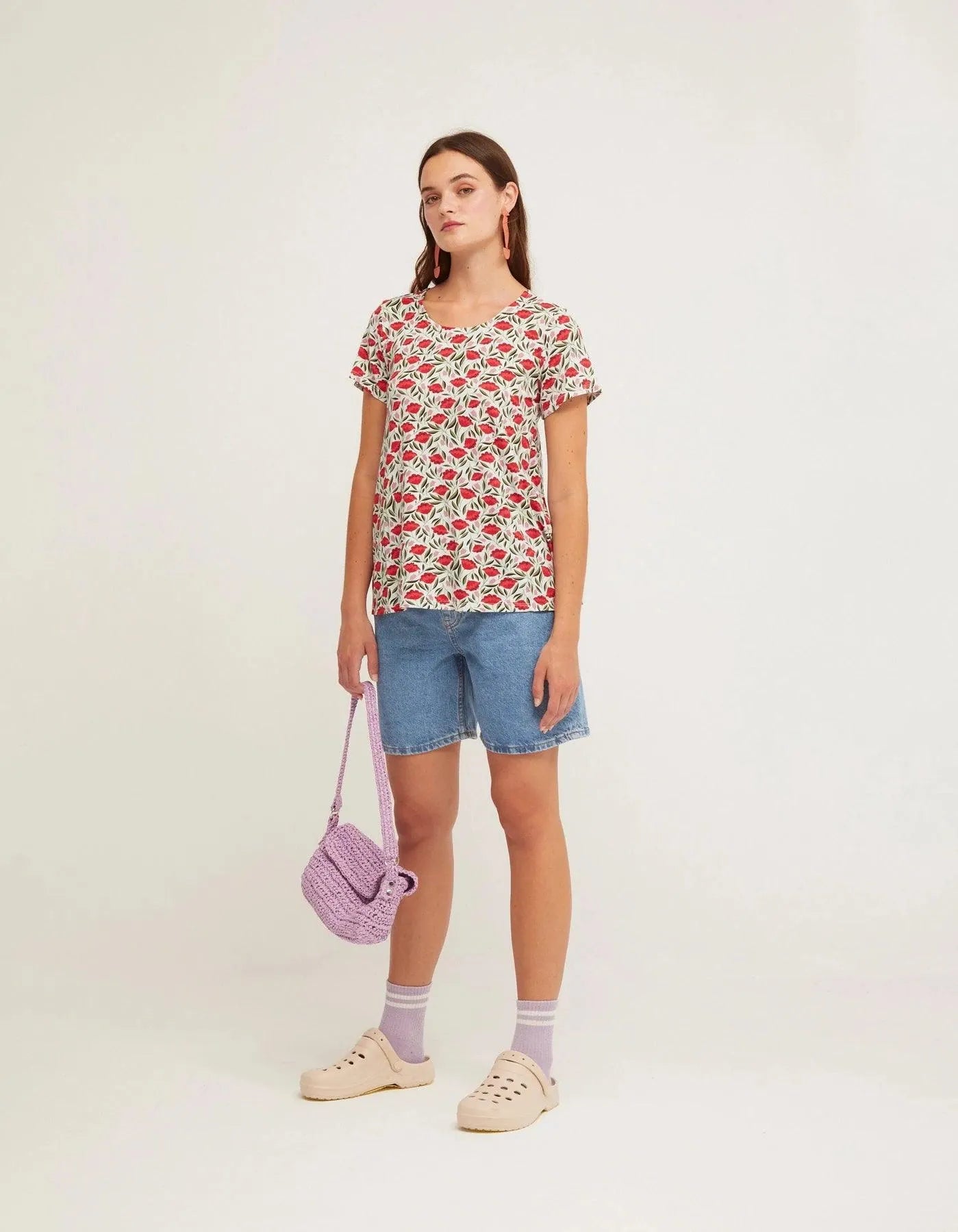 Camiseta Easy Manga Corta Lyst Blanc - ECRU