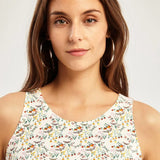 Camiseta Easy sin Mangas - ECRU