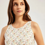 Camiseta Easy sin Mangas - ECRU