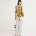 Camiseta Easy Sin Mangas Citrus - ECRU