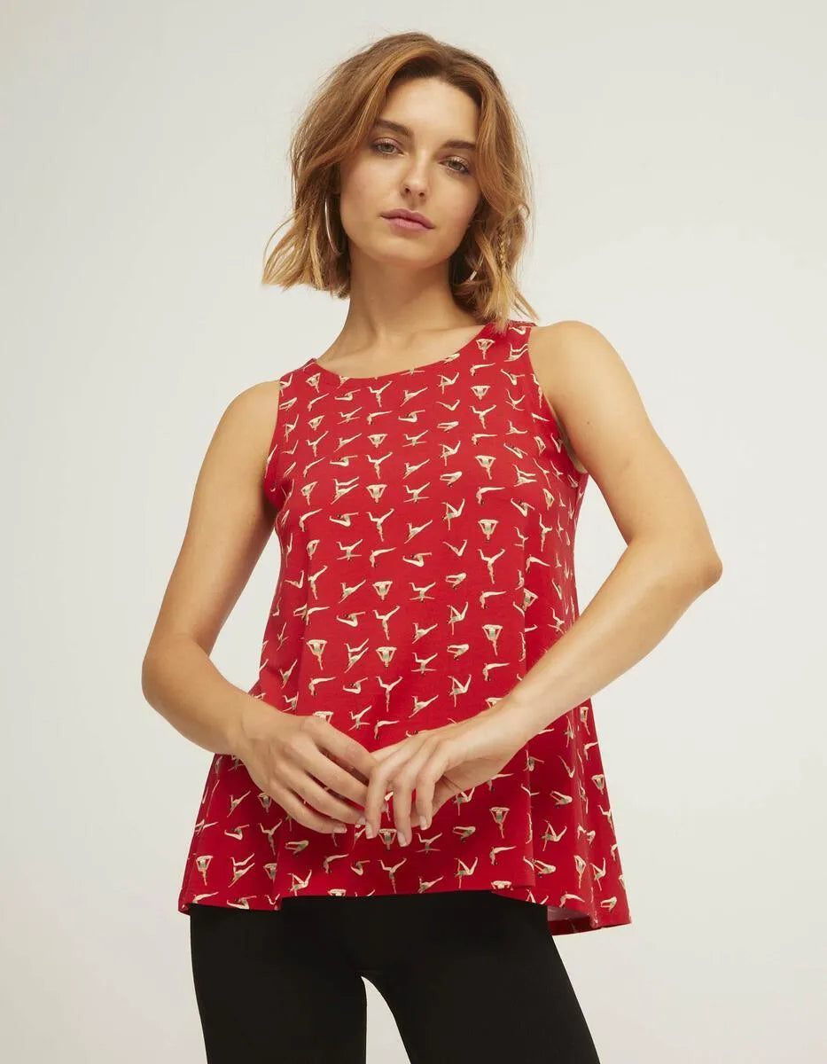 Camiseta Easy Sin Mangas Yoga - ECRU