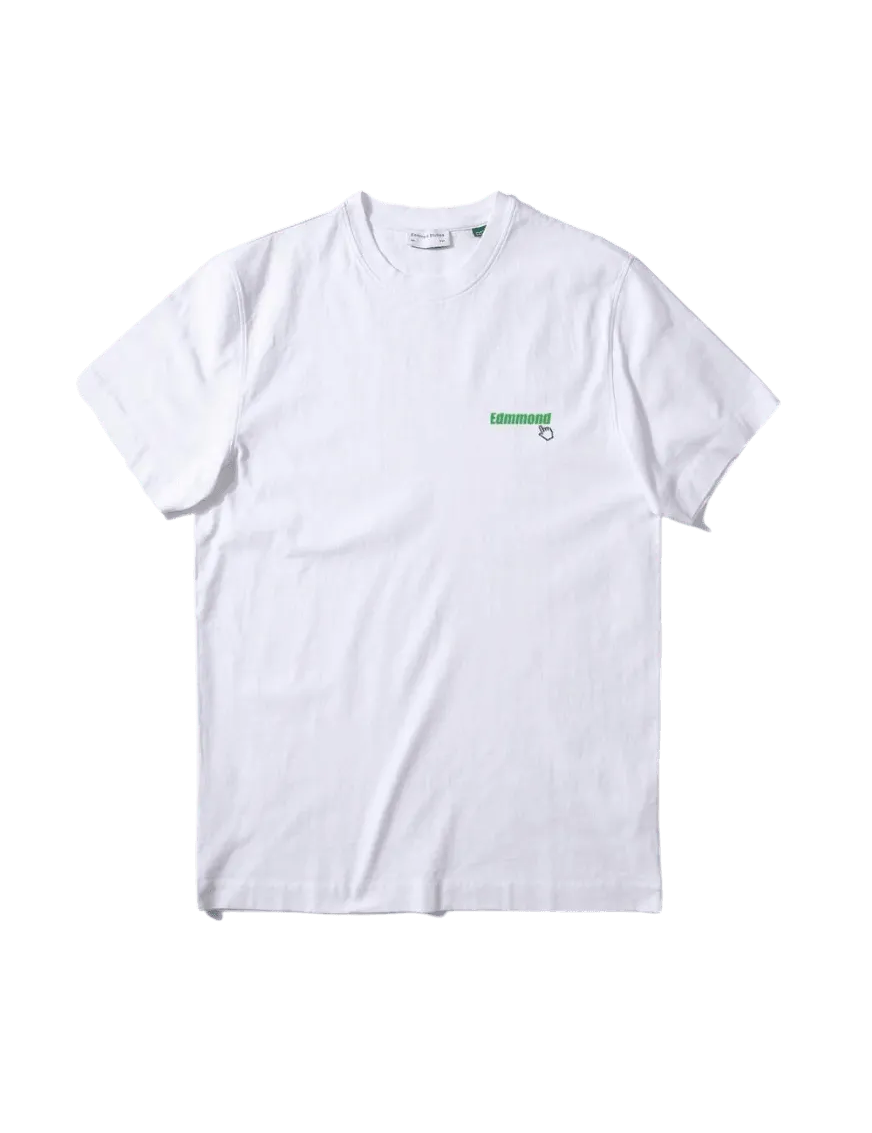 Camiseta Edmmond de Hombre Manga Corta Boosted Plain White - ECRU