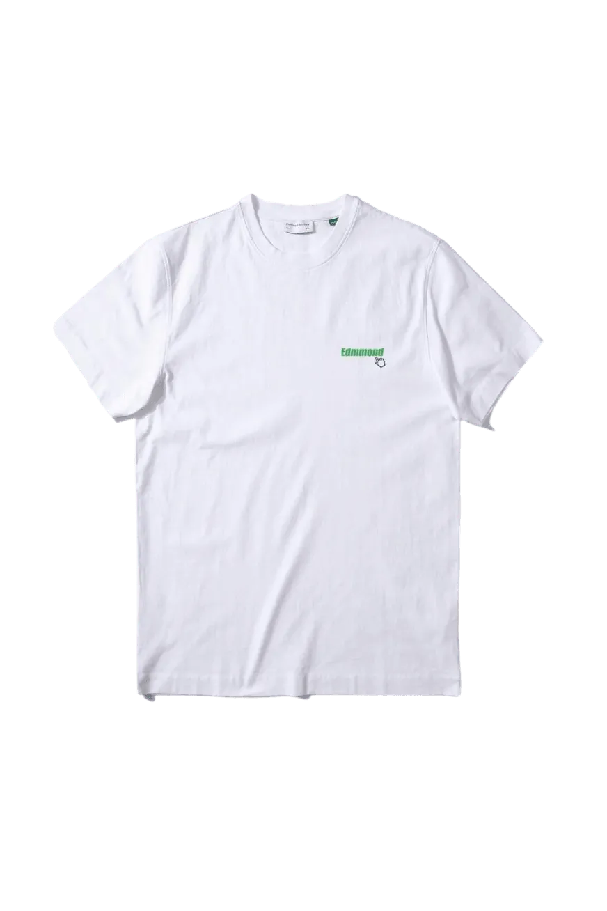 Camiseta Edmmond de Hombre Manga Corta Boosted Plain White - ECRU