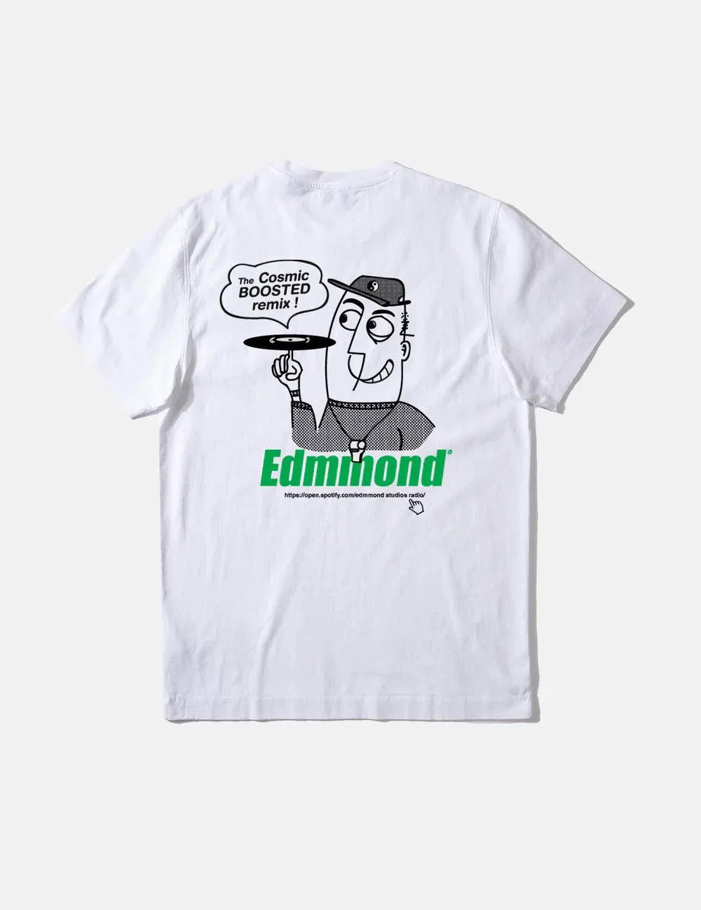 Camiseta Edmmond de Hombre Manga Corta Boosted Plain White - ECRU