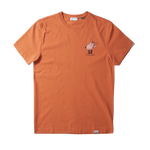 Camiseta Edmmond de Hombre Manga Corta Futuros Amigos Plain Orange - ECRU