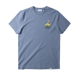 Camiseta Edmmond de Hombre Manga Corta Shelly Plain Steel - ECRU