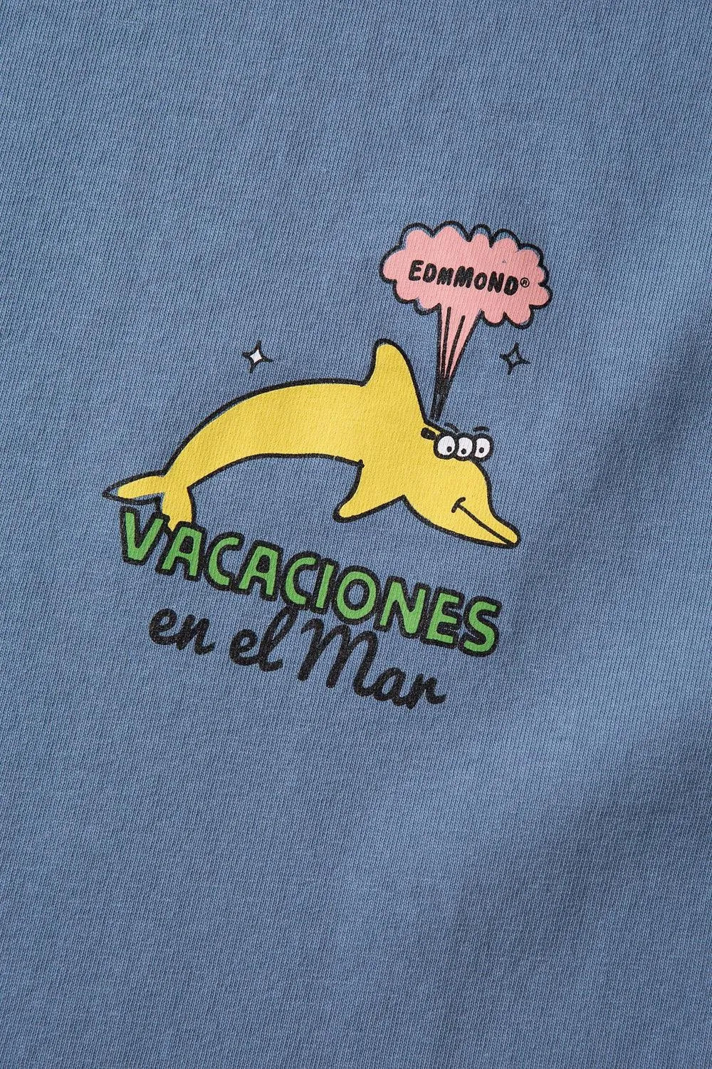 Camiseta Edmmond de Hombre Manga Corta Shelly Plain Steel - ECRU