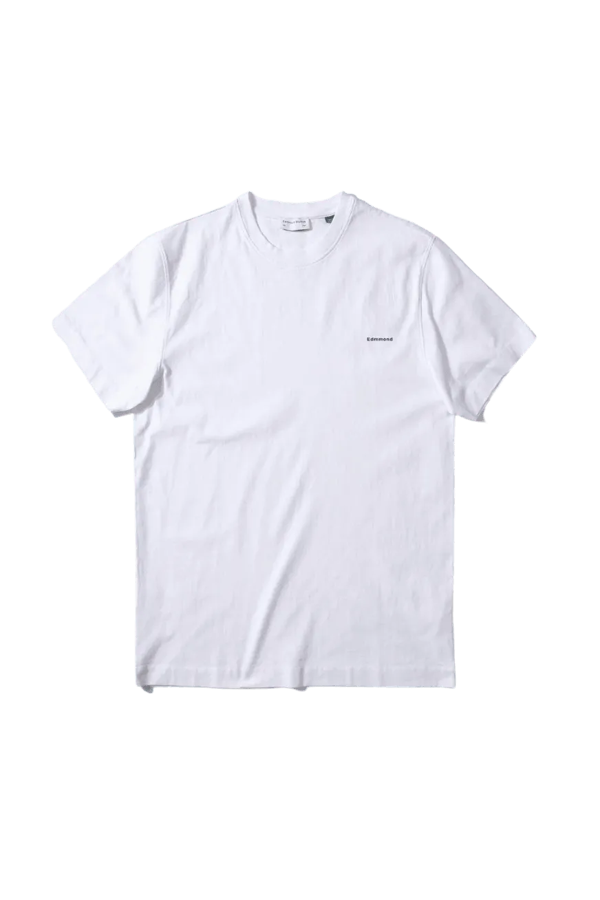 Camiseta Edmmond de Hombre Manga Corta Tours Plain White - ECRU