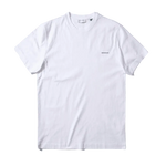 Camiseta Edmmond de Hombre Manga Corta Tours Plain White - ECRU