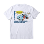 Camiseta Edmmond de Hombre Manga Corta Tours Plain White - ECRU