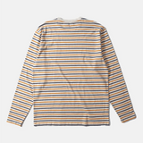 Camiseta Edmmond de Hombre Manga Larga Striped Special Duck - ECRU