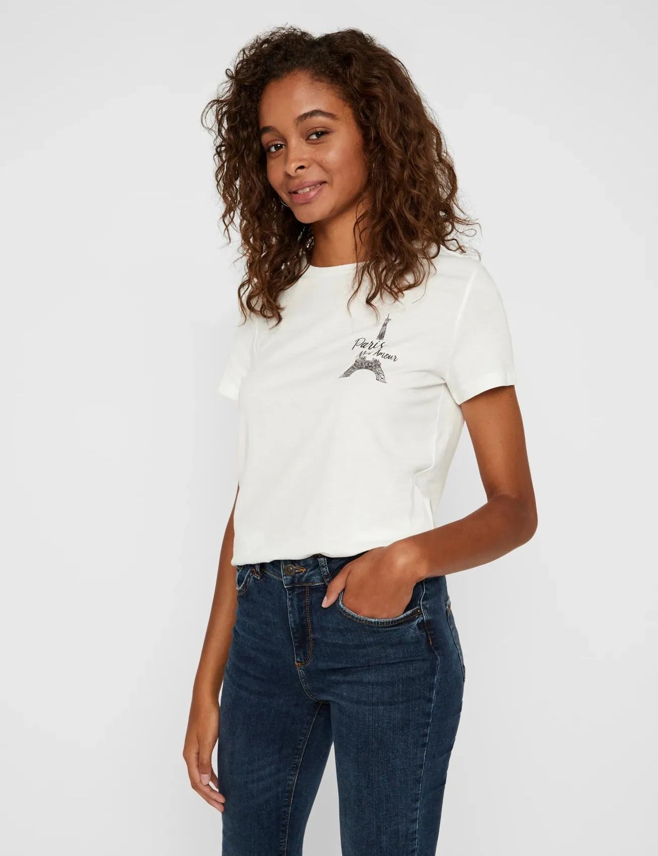 Camiseta Emina - ECRU