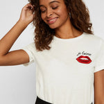 Camiseta Emina - ECRU