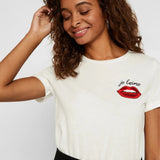 Camiseta Emina - ECRU