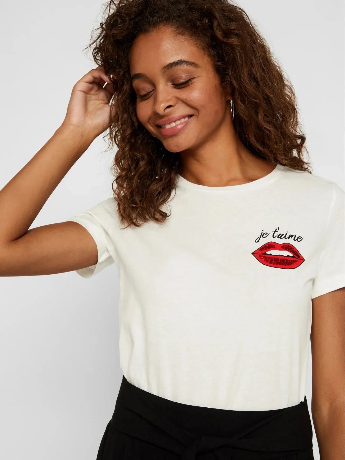 Camiseta Emina - ECRU