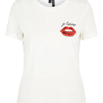 Camiseta Emina - ECRU