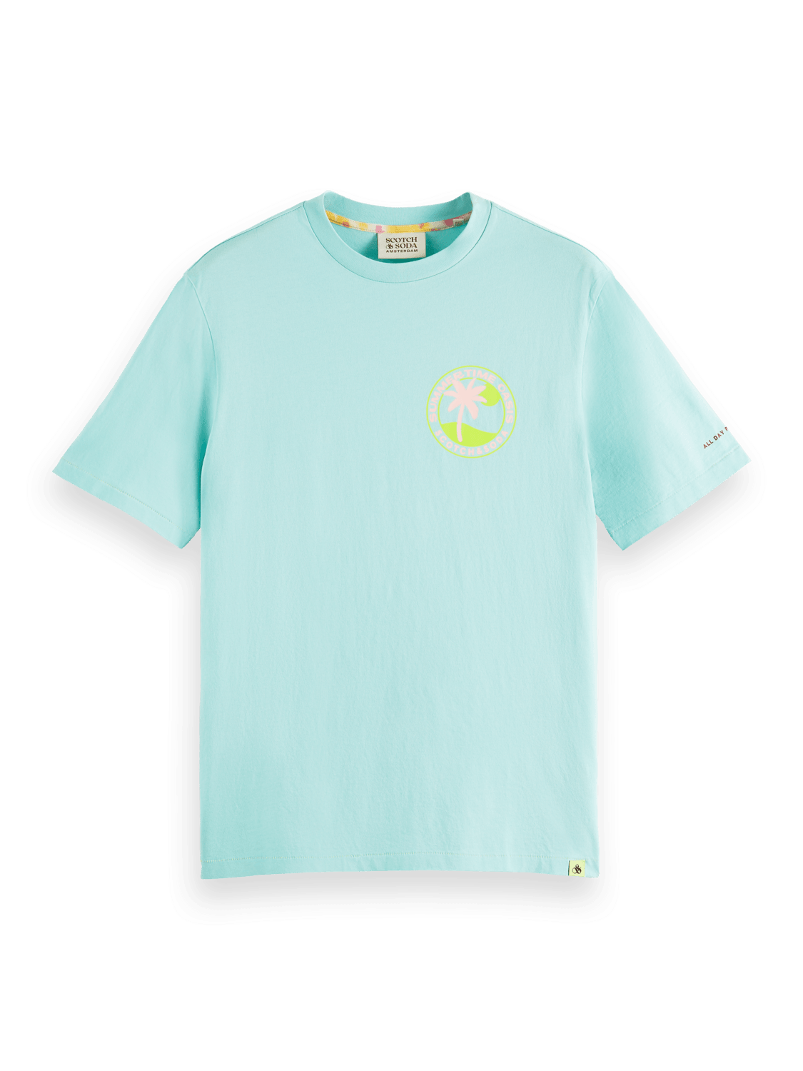 Camiseta en jersey de algodón orgánico con logotipo - ECRU