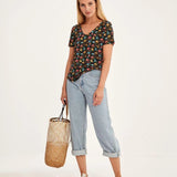 Camiseta Escote Espalda - ECRU