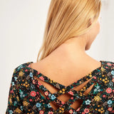 Camiseta Escote Espalda - ECRU