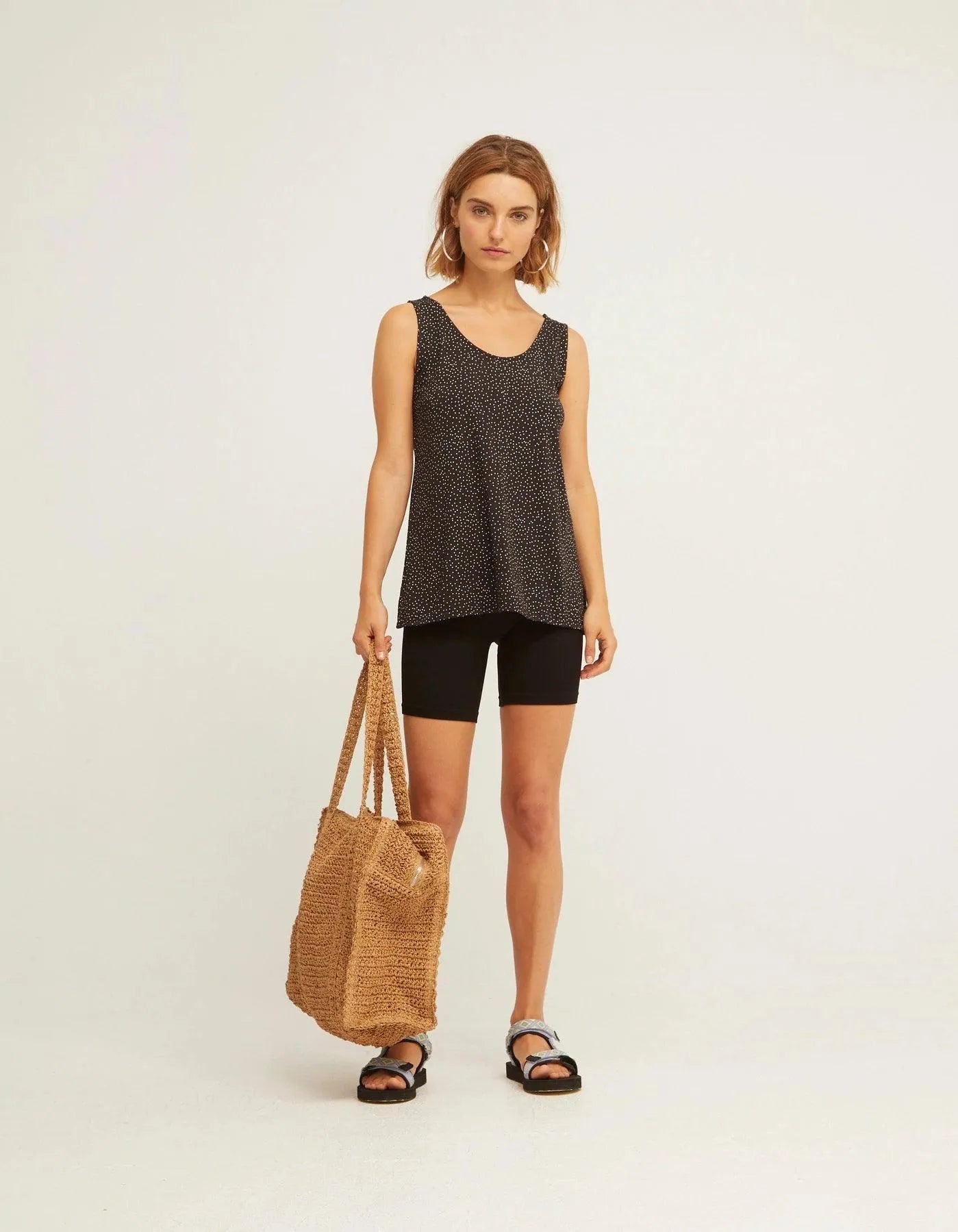 Camiseta Espalda Cruzada Nuit - ECRU