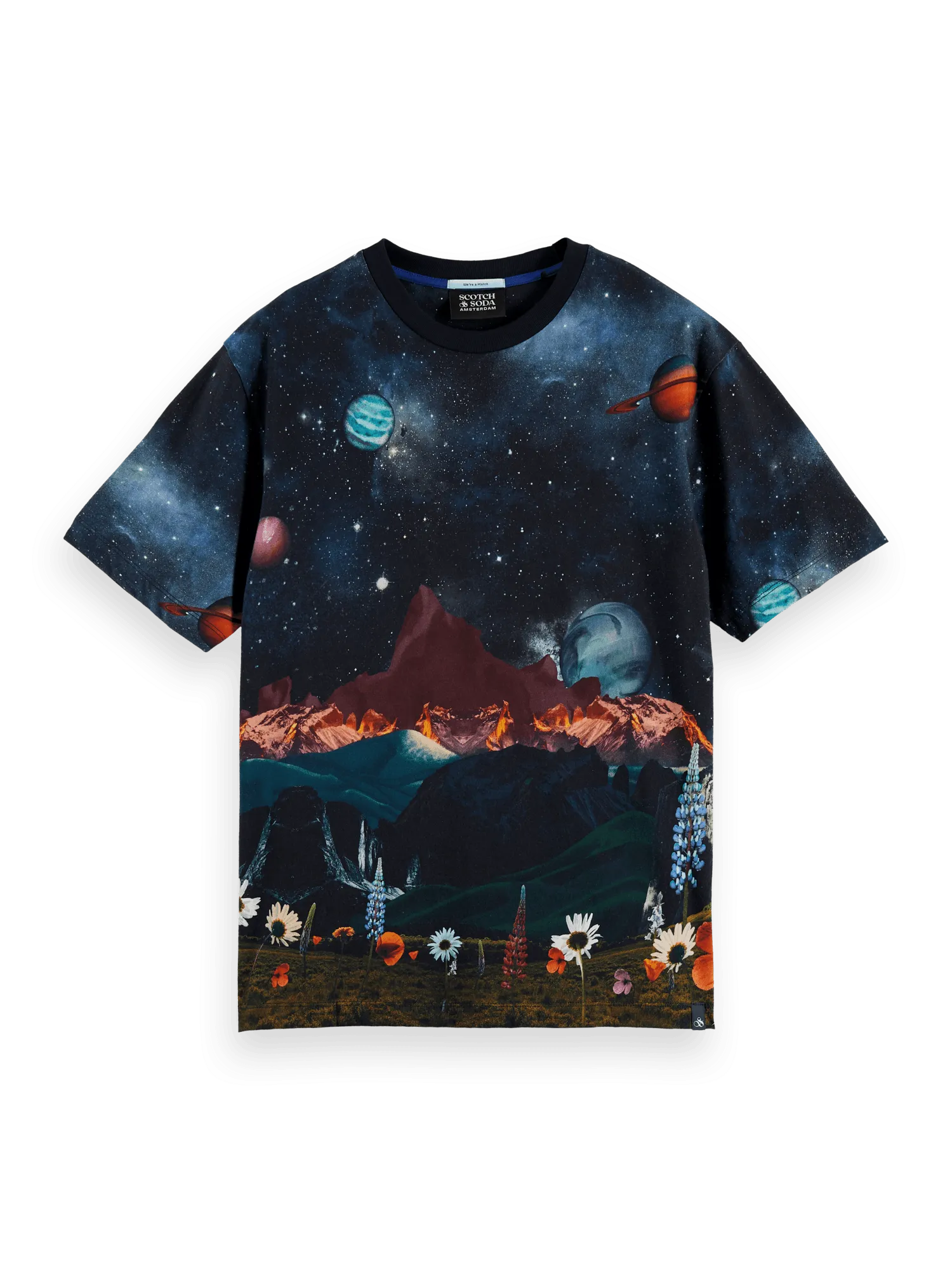 Camiseta Estampada Our Space - ECRU