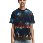 Camiseta Estampada Our Space - ECRU