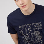 Camiseta Exploded Guitar - ECRU