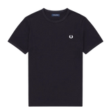 Camiseta Fred Perry Ringer M3519 Azul Marino - ECRU
