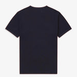 Camiseta Fred Perry Ringer M3519 Azul Marino - ECRU