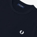 Camiseta Fred Perry Ringer M3519 Azul Marino - ECRU