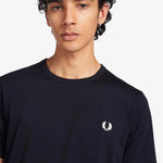 Camiseta Fred Perry Ringer M3519 Azul Marino - ECRU