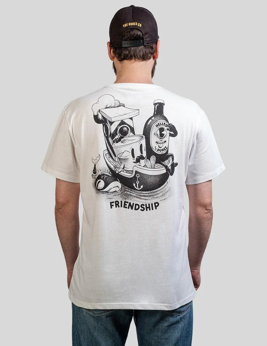 Camiseta Friendship - ECRU