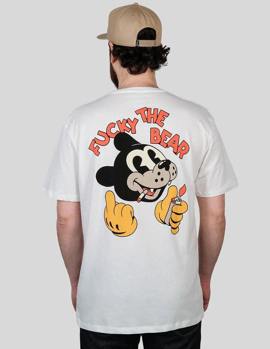 Camiseta Fucky - ECRU