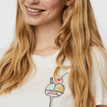 Camiseta Galafrancis - ECRU